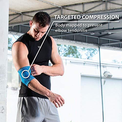 Zensah Compression Tennis Elbow Sleeve for Elbow Tendonitis, Tennis