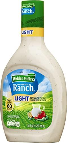 Hidden Valley Hidden Valley Ranch Dressing & Dipping Sauce, Light Ranch Dressing, Gluten Free Salad Dressing, 24 Ounces
