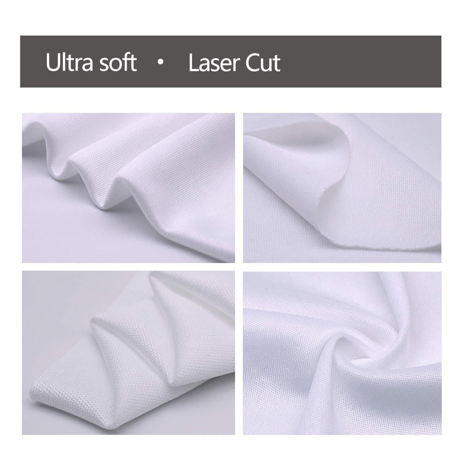 AAwipes AAWipes Cleanroom Cloth Wipes 9\"x9\" (Bag of 150 Pcs) Double Knit 100% Polyester Wipers Lint Free Cloths with Ultra-fine Filaments, Laser Sealed Edge, Class 100 Cloths, Ultra-soft Wipes CP14009