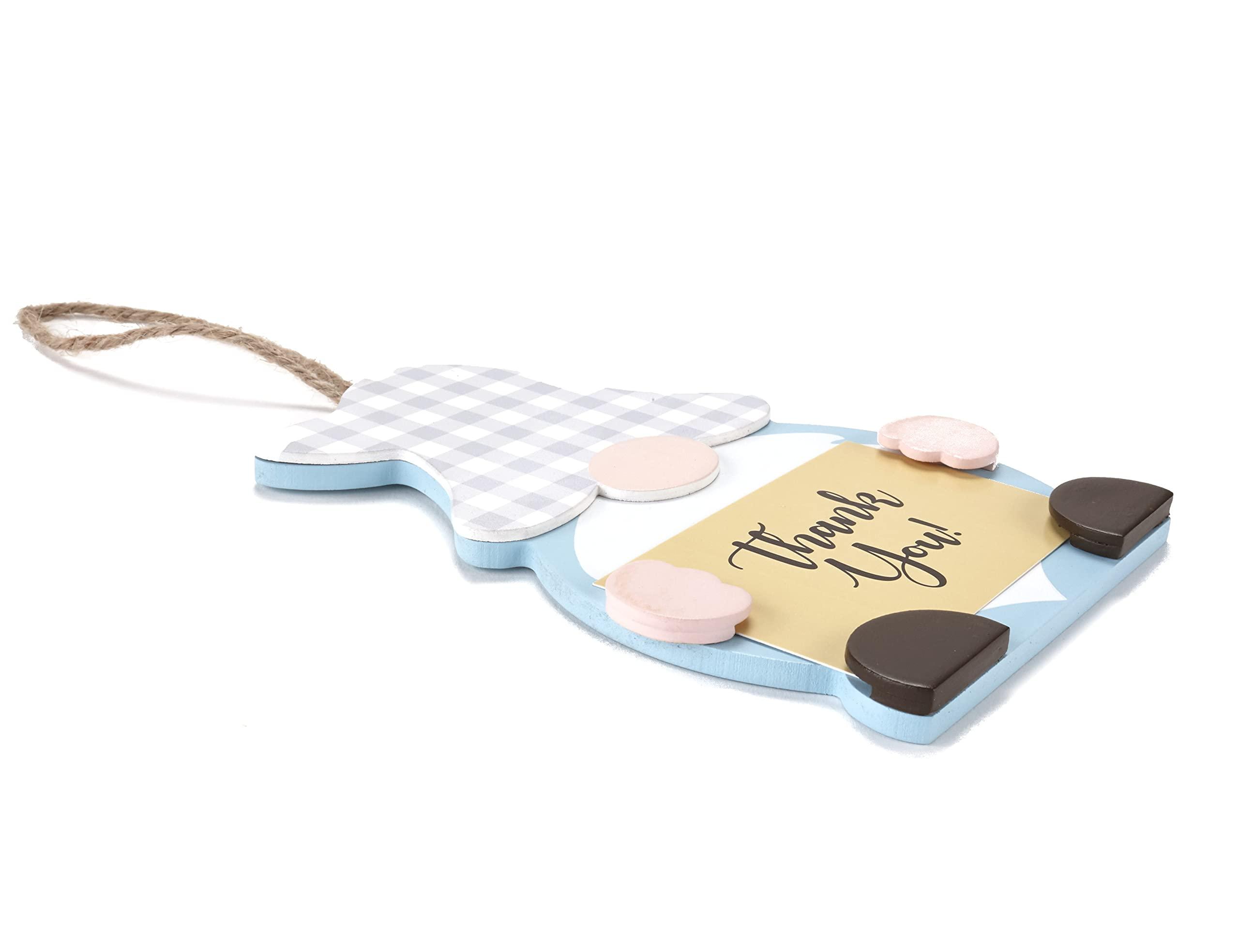 The Lakeside Collection Gnome Gift Card Holder - Ornament or Gift Tag for Men & Women - Thank you