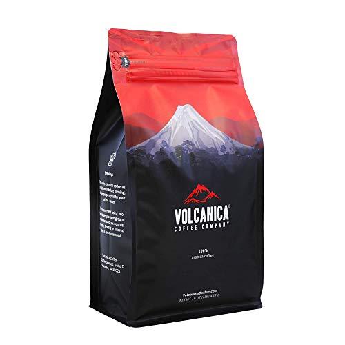 Volcanica Coffee Kopi Luwak Coffee, Sustainably Sourced, World's Most Expensive Coffee, Whole Bean, Fresh Roasted, 16-ounces