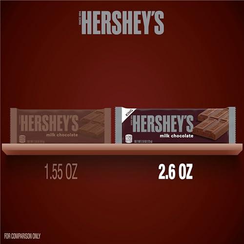 HERSHEY\'S HERSHEY\'S Milk Chocolate King Size, Candy Bar, 2.6 oz