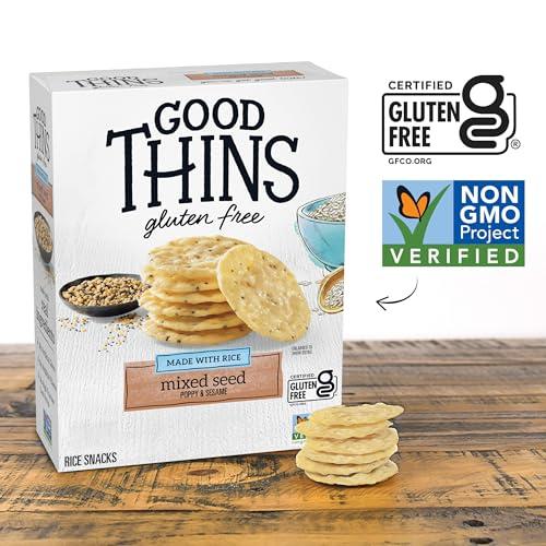Good Thins Good Thins Mixed Seed Rice Snacks Gluten Free Crackers, 3.5 oz