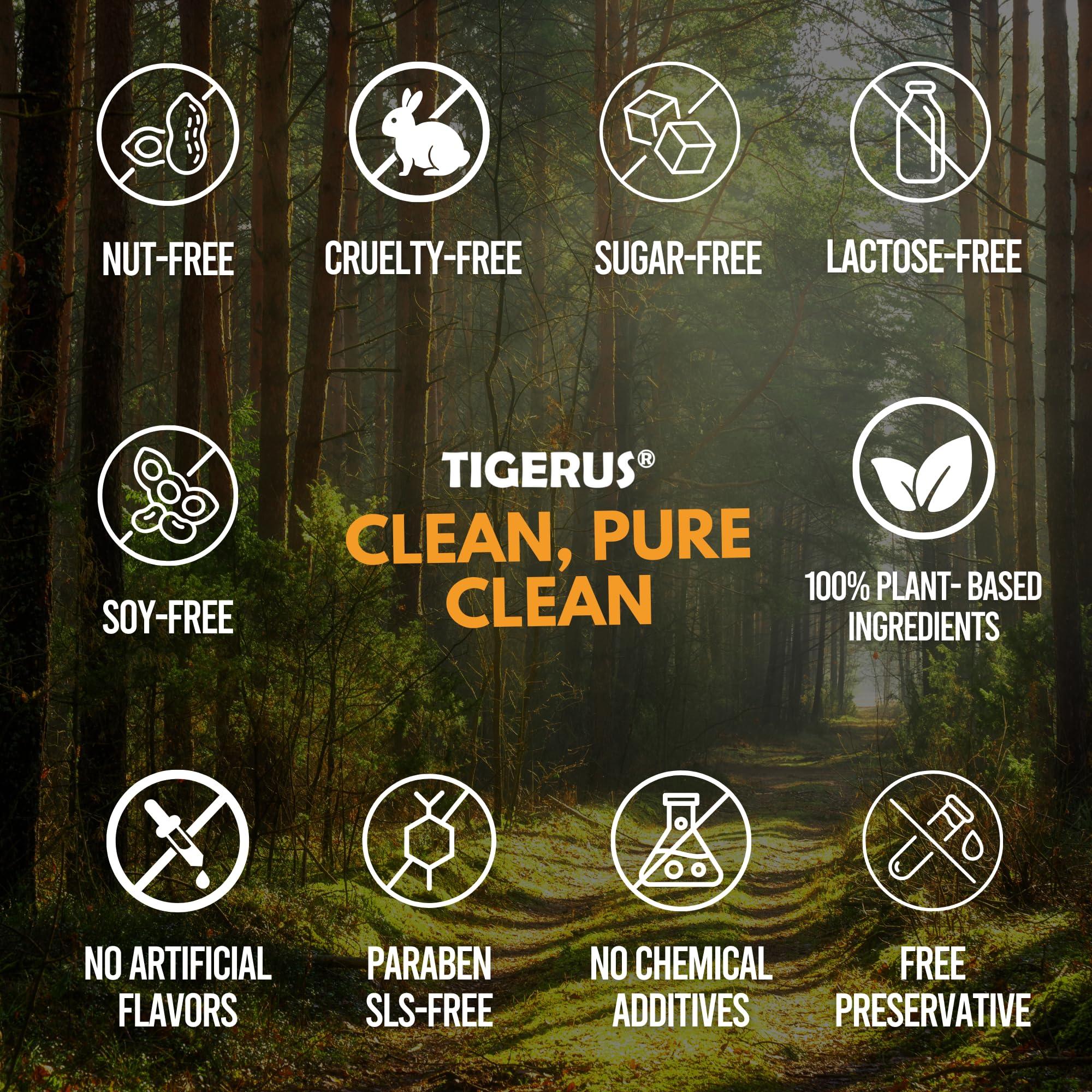 TIGERUS TIGERUS Tiger Milk Mushroom (LiGNO TM02 Lignosus rhinocerus Sclerotia) Malaysia, Lung Respiratory Immune Support 420mg x 60 vegecap