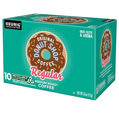 The Original Donut Shop The Original Donut Shop Regular, Keurig Single Serve K-Cup Pods, Medium Roast Coffee, 60 Count, (6 Packs of 10)
