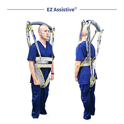 EZ Assistive EZ Assistive Ambulating Walk Sling for Patient Standing and Walking Training & Patient Lift Aid or Walking Aids Reusable and Washable (Large)
