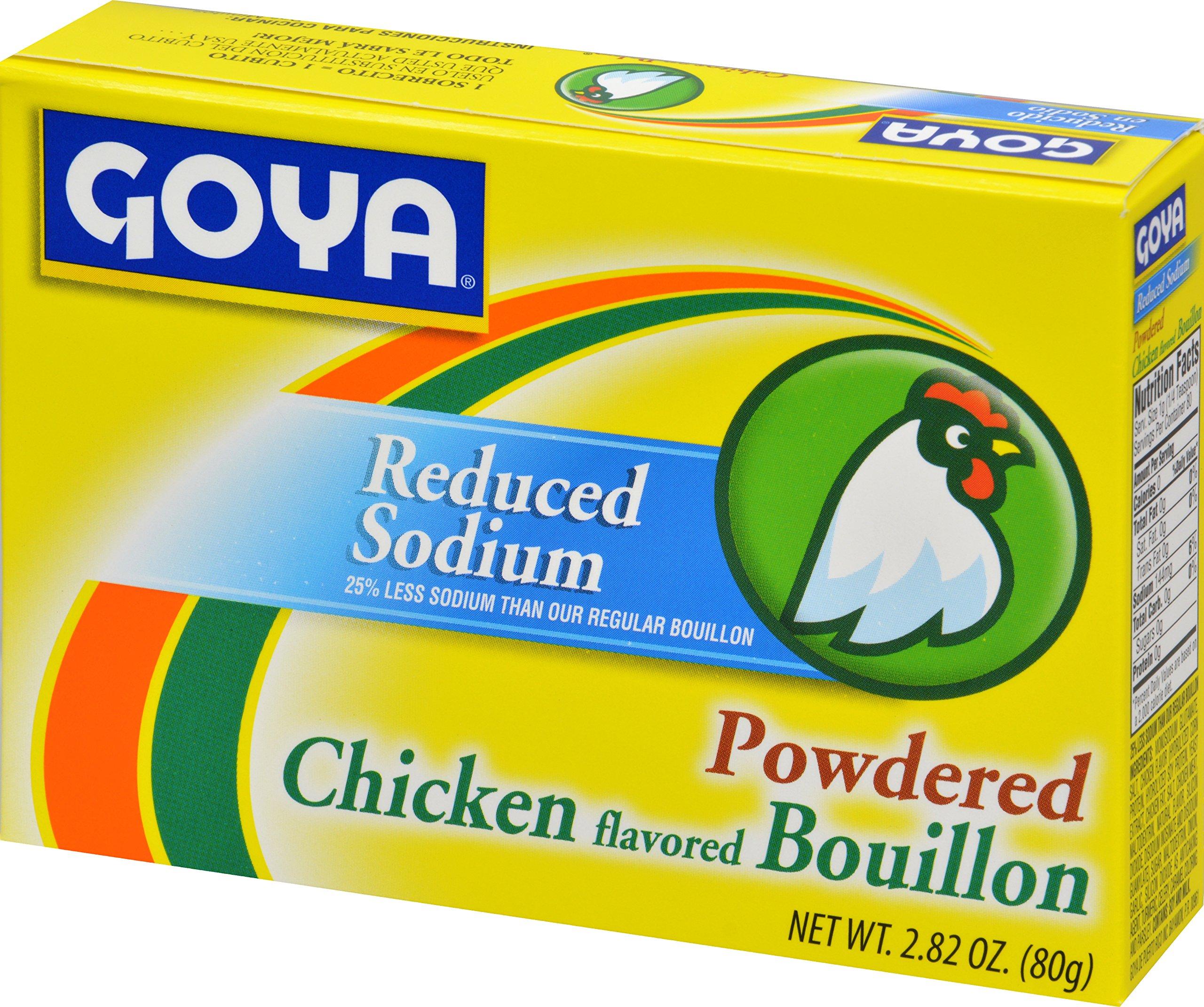 Goya Goya Foods Chicken Bouillon Reduced Sodium, 2.82 Ounce