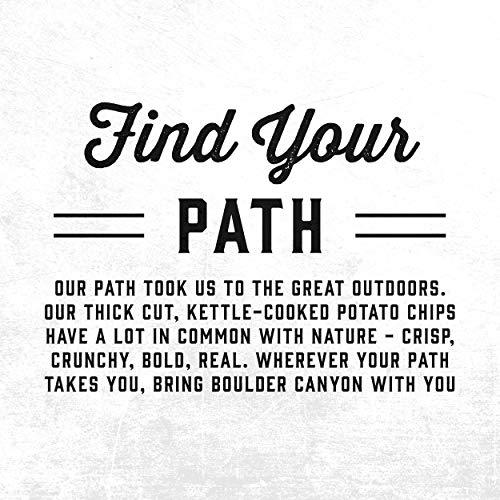 Boulder Canyon Boulder Canyon Kettle Style Potato Chips Variety Pack, 24 Count, Assorted 1.5oz. Bags, Olive Oil Classic Sea salt, Hickory BBQ, Sea Salt & Cracked Pepper, Classic Sea salt