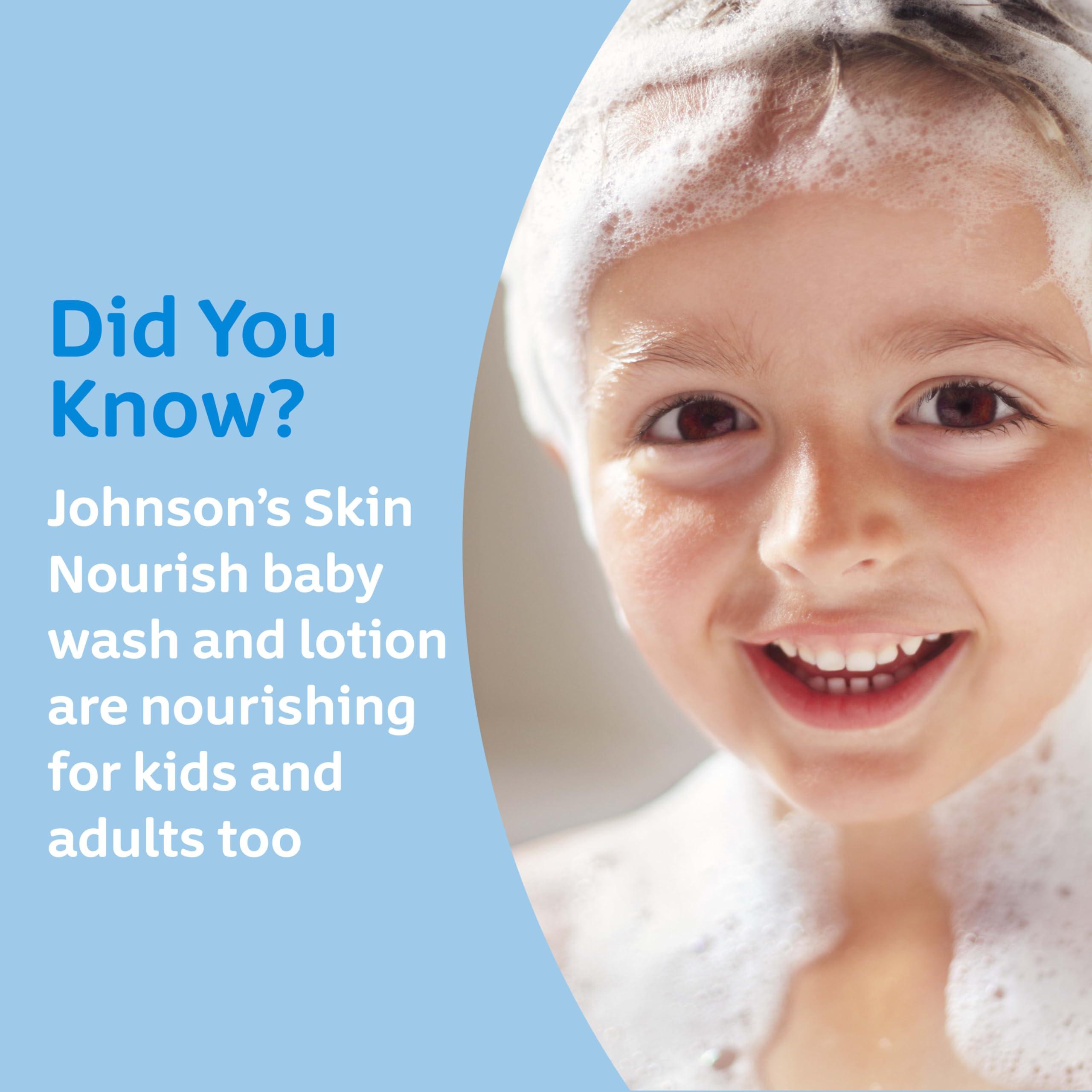 Johnson's Baby Johnson\'s Baby Skin Nourishing Moisture Baby Body Wash with Shea & Cocoa Butter, Hypoallergenic & Tear Free Baby Bath Wash, Paraben-, Dye-, Sulfate & Phthalate-Free, 20.3 fl. oz