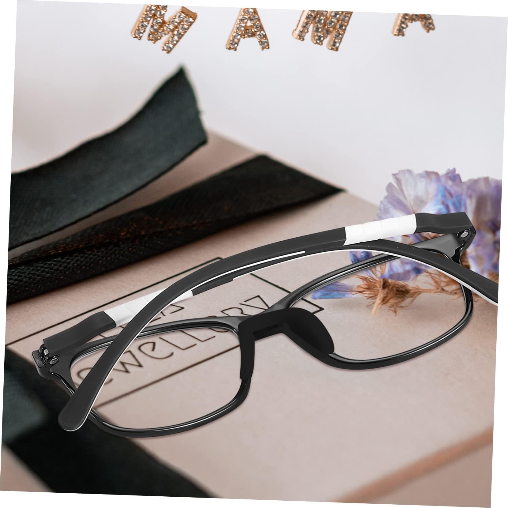 DOITOOL 20 Pcs Silicone Glasses Nose Pads Eyeglasses Nose Pads Anti-Slip Nose Pads Eyeglass Repair Kits Silicone Nose Pads for Eyeglasses Glasses Nose Mat Non-Slip Nose Clip