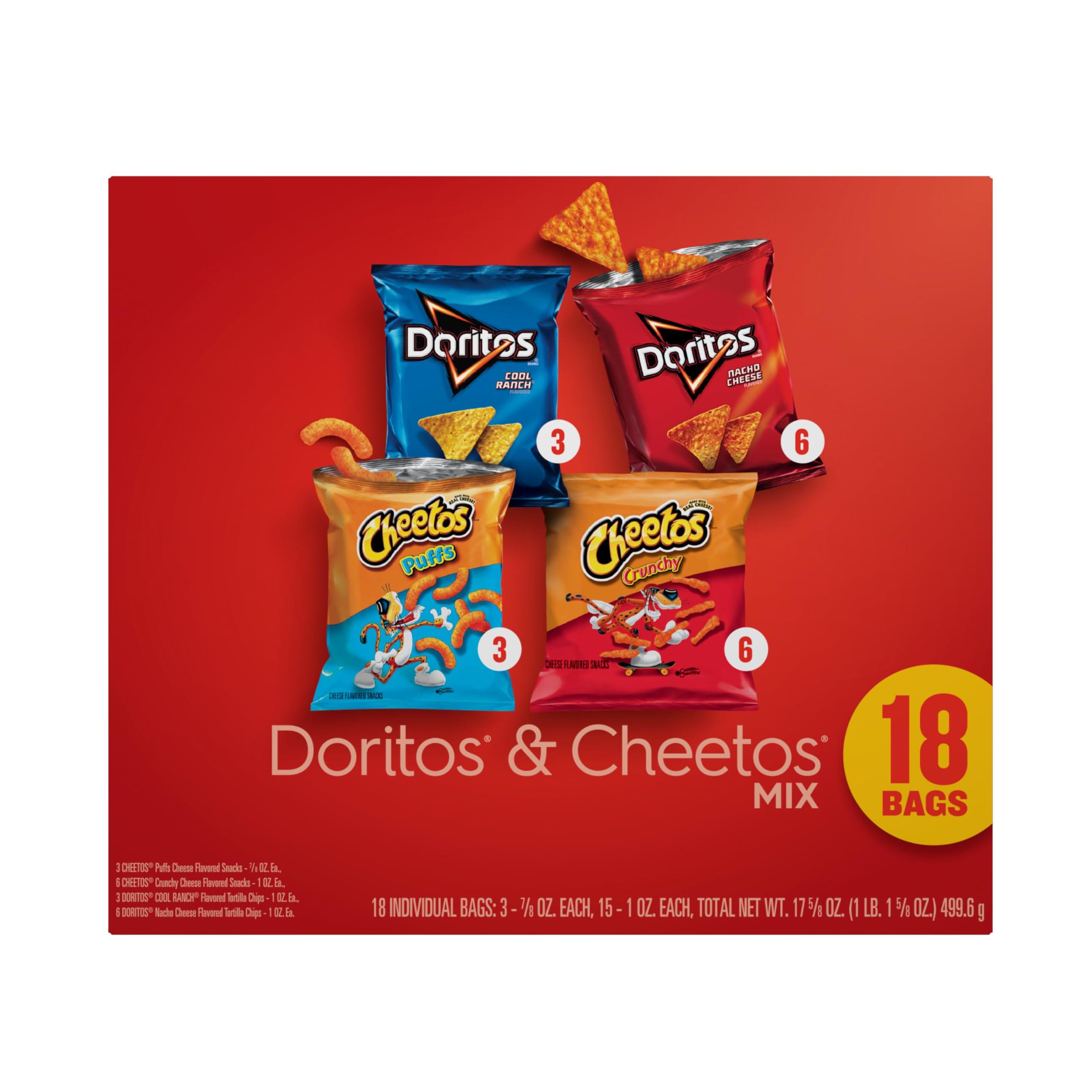 Frito Lay Frito-Lay Doritos & Cheetos Variety Pack Box 18ct