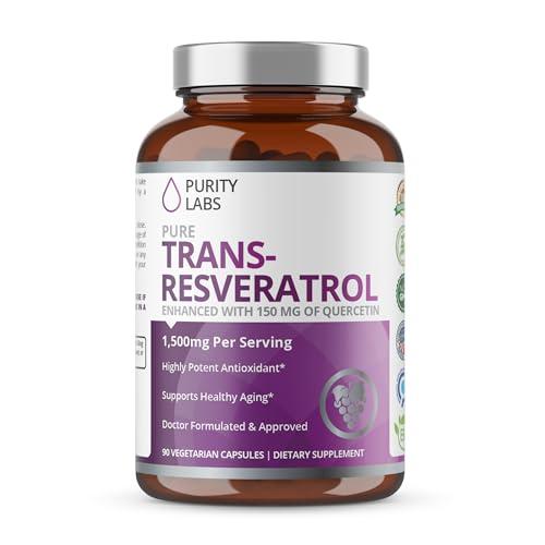 Purity Labs Purity Labs Vitamin D3 K2 & Pure Trans-Resveratrol Supplement