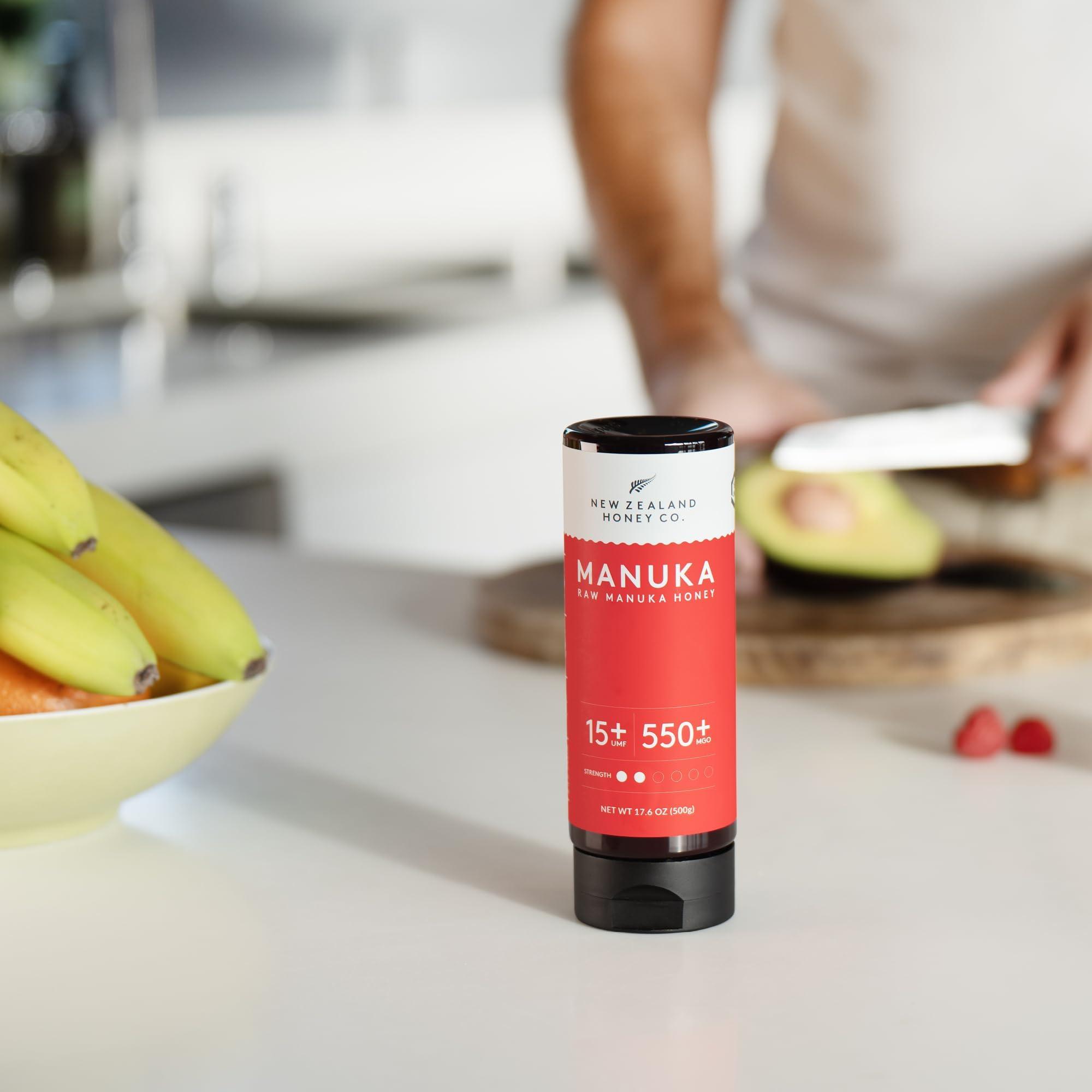 NEW ZEALAND HONEY CO New Zealand Honey Co. Manuka Honey UMF 15+ Squeezy | 500g | 17.6oz