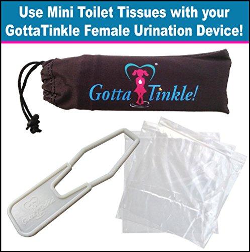 Gotta Tinkle! Premium Quality Mini Toilet Paper Rolls | Travel-Size | Convenient Plastic Dispenser | Lightweight & Compact | Travel & Vacation Designs (3-Pack) (121 Aloha)