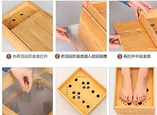 WellieSTR WellieSTR 1 Massager Moxa Roll Holder Moxibustion Bamboo Box Moxa Roll Stick Holder Case Massage Device Moxa Roll Holder Tool for Foot Used
