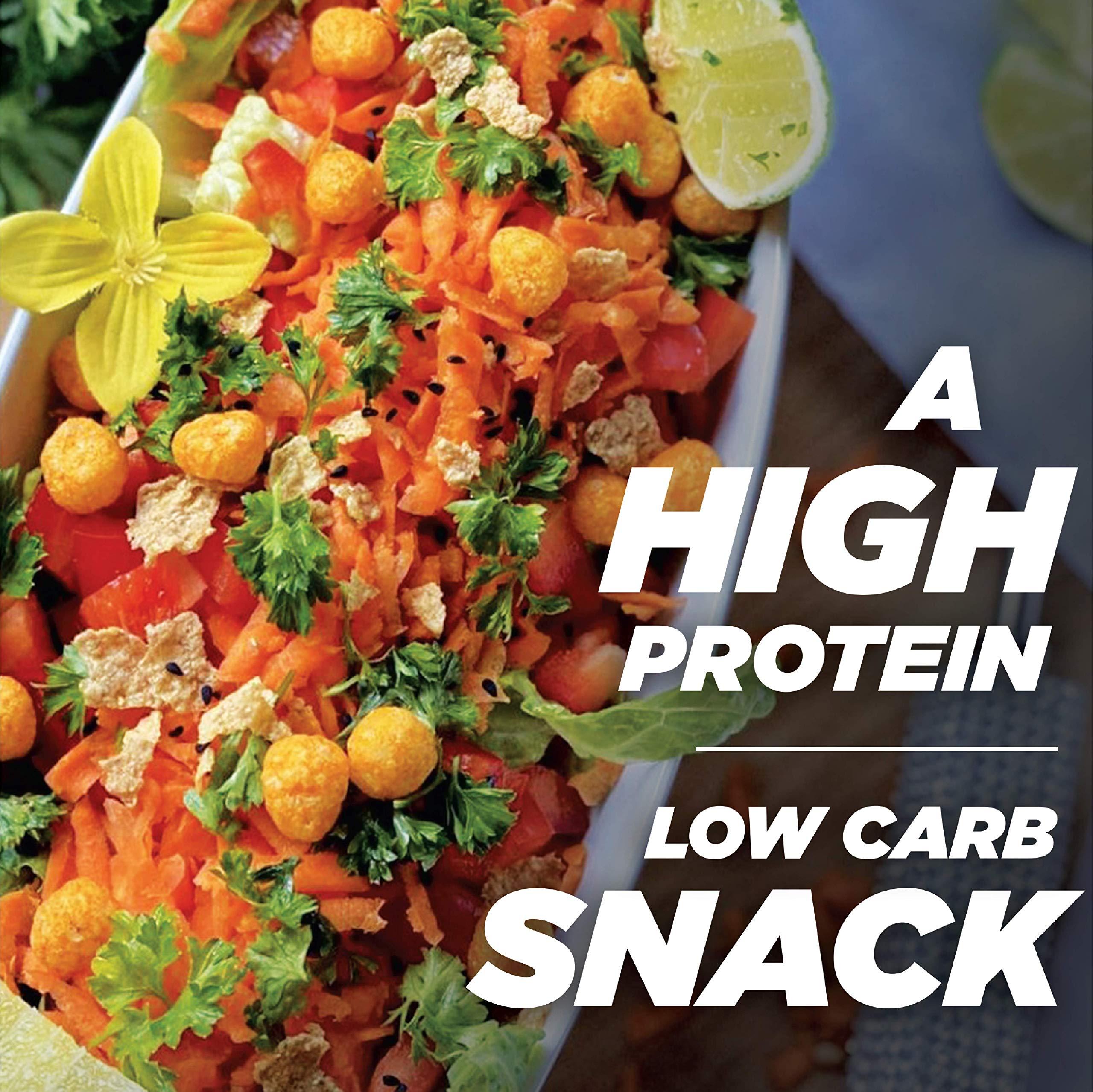 TWIN PEAKS INGREDIENTS Twin Peaks Low Carb, Keto Friendly Protein Puffs, 3 Bags of Assorted Flavor Puffs + 1 Jug Nacho Cheese Flavor Puffs