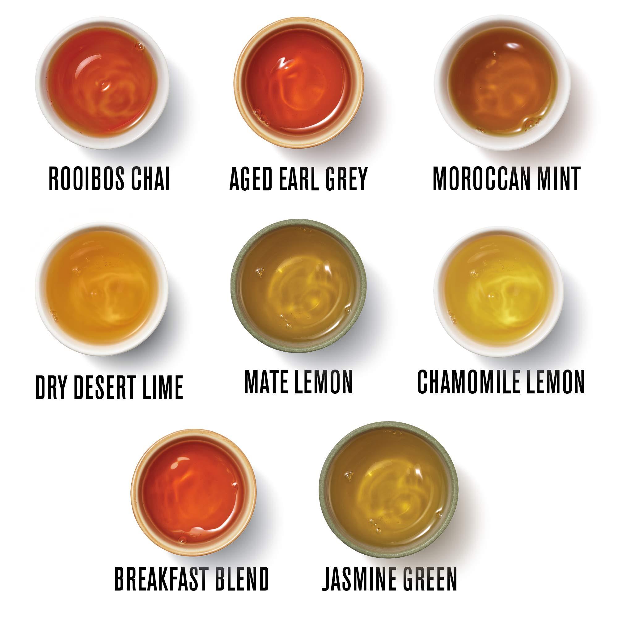 Numi Numi Organic Tea Numi\'s Collection Variety Pack, 16 Tea Bags, Black, Green, White, Pu-erh, Mat, & Herbal, Packaging May Vary