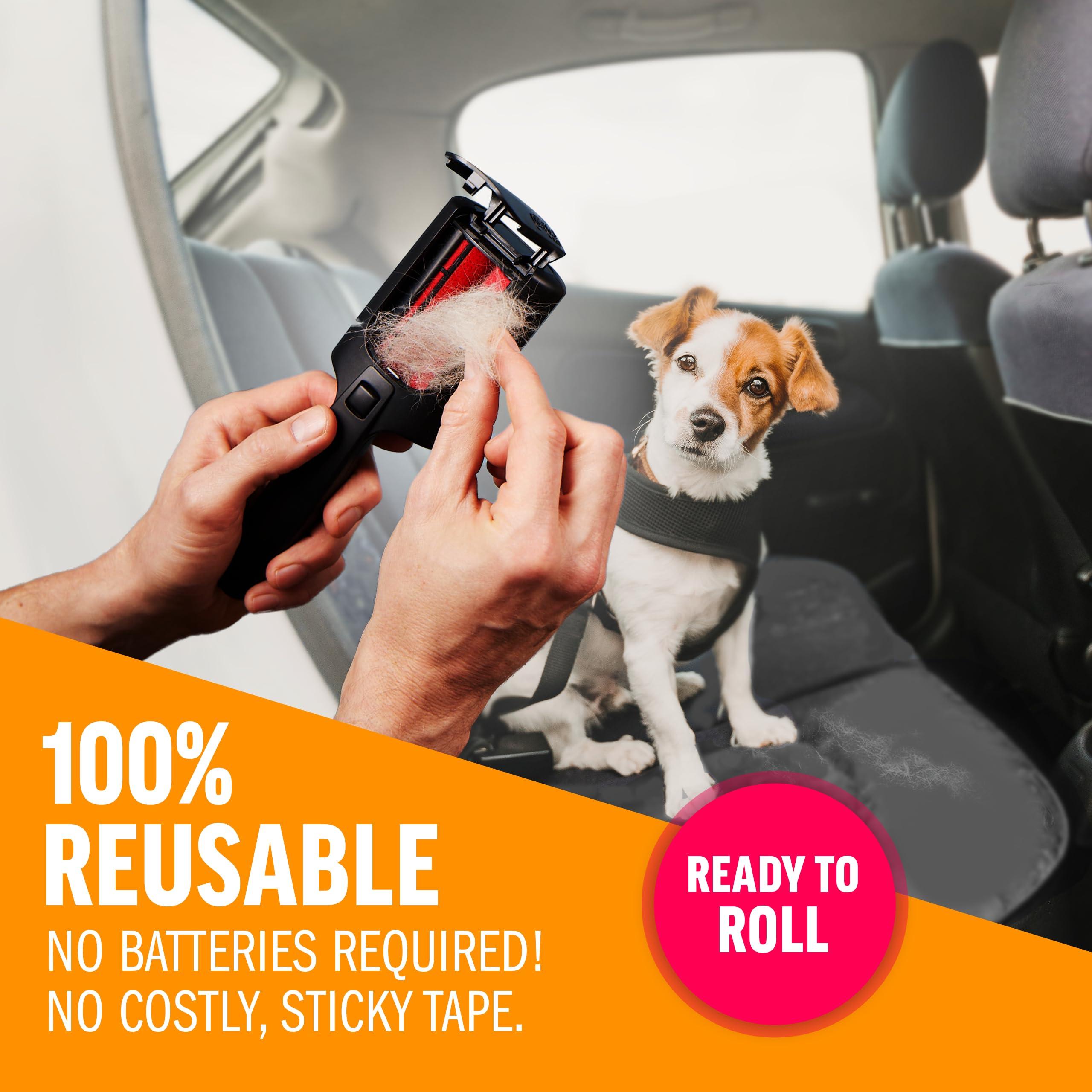 ChomChom Roller Chom Chom Roller Mini for Pet Hair - Mini ChomChom Lint Roller Pet Hair Removal Tool for Clothes, Couches and Cars - Dog Hair Remover and Lint Remover for Clothes - Reusable Lint Roller for Cat Hair