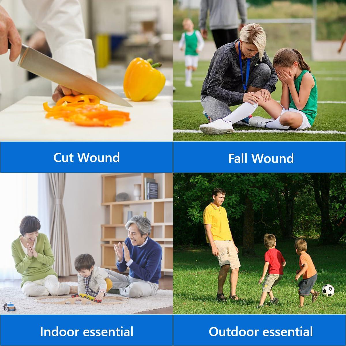 Longmed Longmed Emergency Wound Closures - 10 Pcs Zipper Wound Closure Device Painless Stitch Sutures Laceration Repair Without Stitches Adhesive Bandages for First Aid Wound Care(Factory Direct Sale)