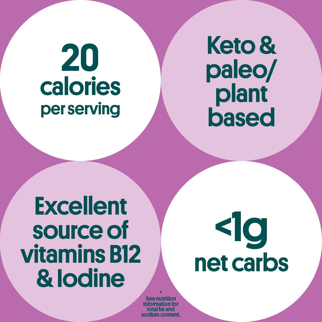 gimMe Gimme Seaweed Grab & Go Organic Premium Roasted Seaweed Snacks, Teriyaki, 5 Count Trayless, Keto, Vegan, Gluten-Free, Source of Omega3s and Iodine, Healthy On-The-Go Snack for Kids and Adults