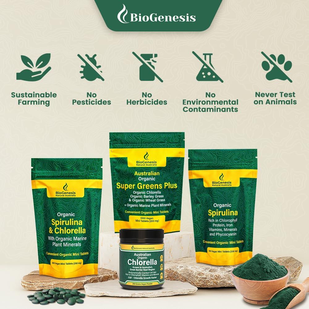 Biogenesis BioGenesis Chlorella Tablets, 600 Tablet Count (500mg)