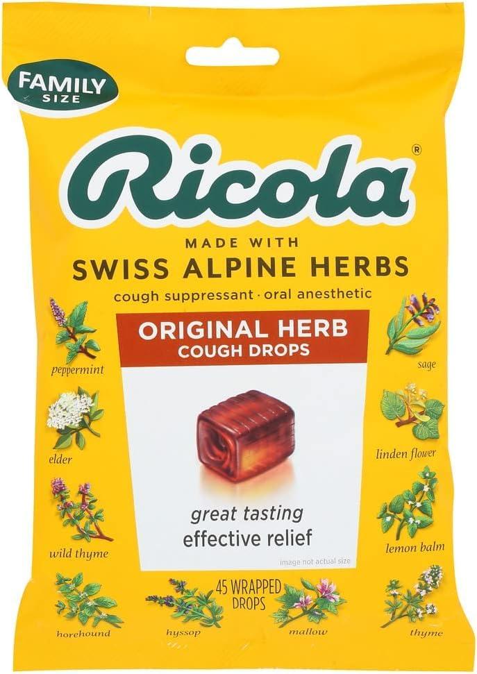 Ricola Ricola Original 21 Count Max Swiss Cherry 34 Count Throat & Cough Drops Bundles