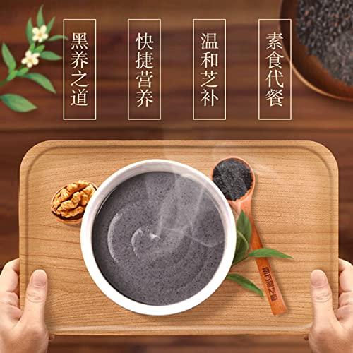 TEAERPKLAE ground sesame seedsblack sesame seed paste 12.69 oz Instant Drink Cereal black sesame 360g