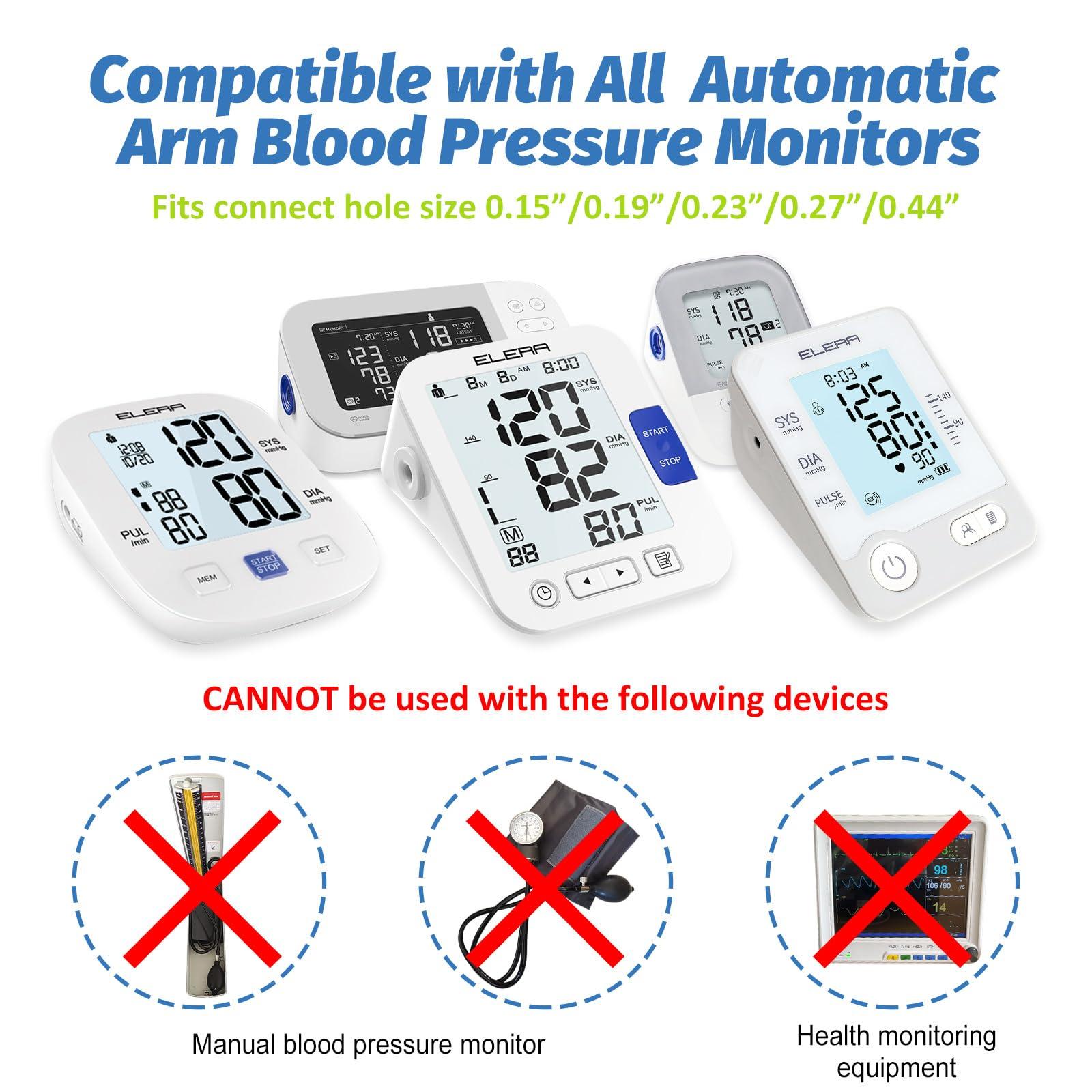 ELERA Pediatric Blood Pressure Cuff for Kids & Women - Small Child Replacement BP Cuff (5.9-9.5 Inch Arm Circumference), Compatible with Most Monitors - with 6 Connectors