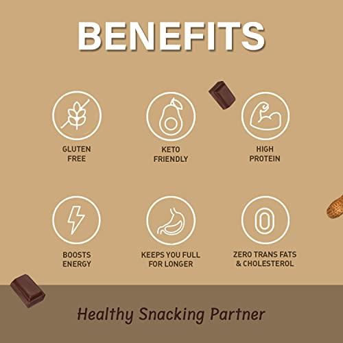 MYFITNESS PEANUT BUTTER MYFITNESS Peanut Butter Chocolate Smooth Non-GMO Gluten-free No Preservative All Natural Ingredient High Protein Made with American Recipe (17.9 Ounce)