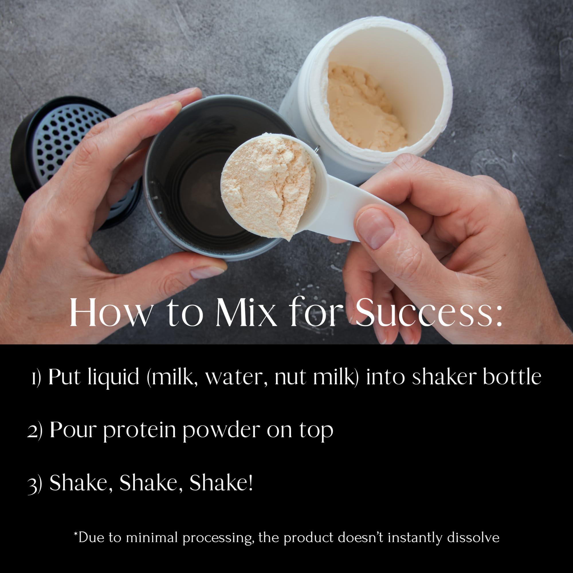 Mt Capra Mt. Capra Goat Whey Protein | Grass-Fed Undenatured Whey Protein Powder from Pastured Goats, High in Branch Chain Amino Acids, Natural Vanilla - 1 Pound