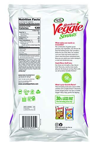 Sensible Portions Sensible Portions Garden Veggie Straws Sour Cream & Onion, 6 oz