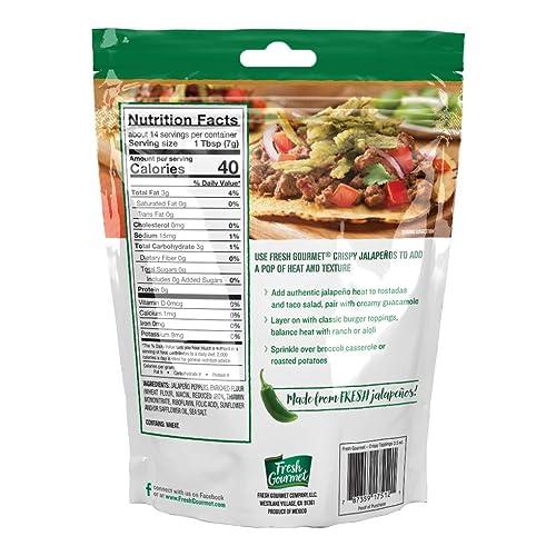 Fresh Gourmet Fresh Gourmet Lightly Salted Crispy Jalapenos (3.5 Ounce (Pack of 3))