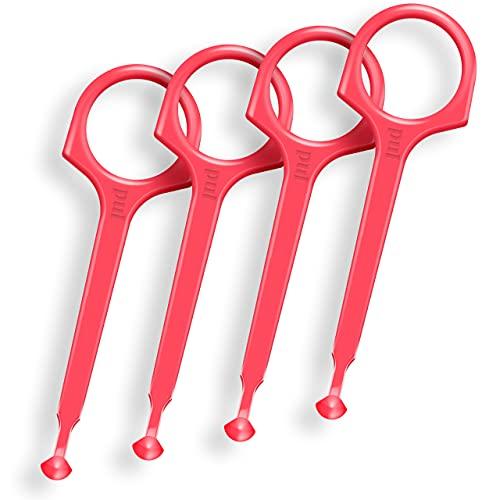 The Pultool PUL Clear Aligner Removal Tool Compatible with Invisalign Removable Braces & Trays, Retainers, Dentures and Aligners - Hygienic Oral Care Accessory, Personal Orthodontic Supplies - Pink (Pack of 4)