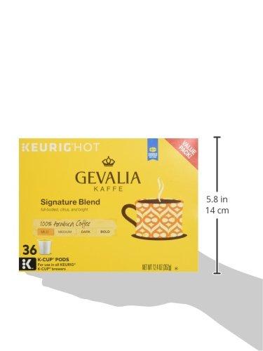Gevalia Gevalia Signature Blend Mild Roast K-Cup Coffee Pods (144 Pods, 4 Packs of 36)