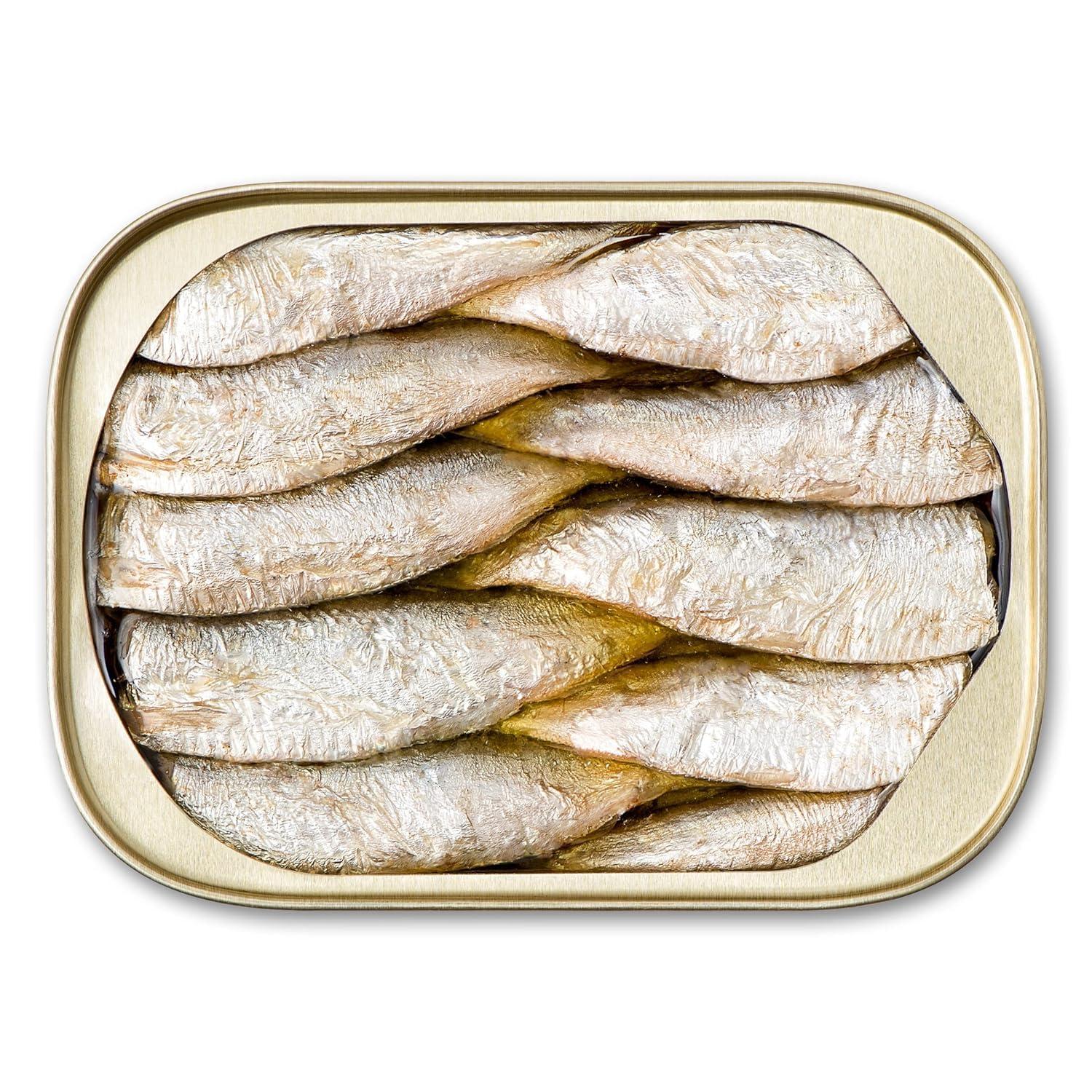 King Oscar King Oscar Wild Caught Sardines in Extra Virgin Olive Oil 3.75 Ounce (Pack of 4)