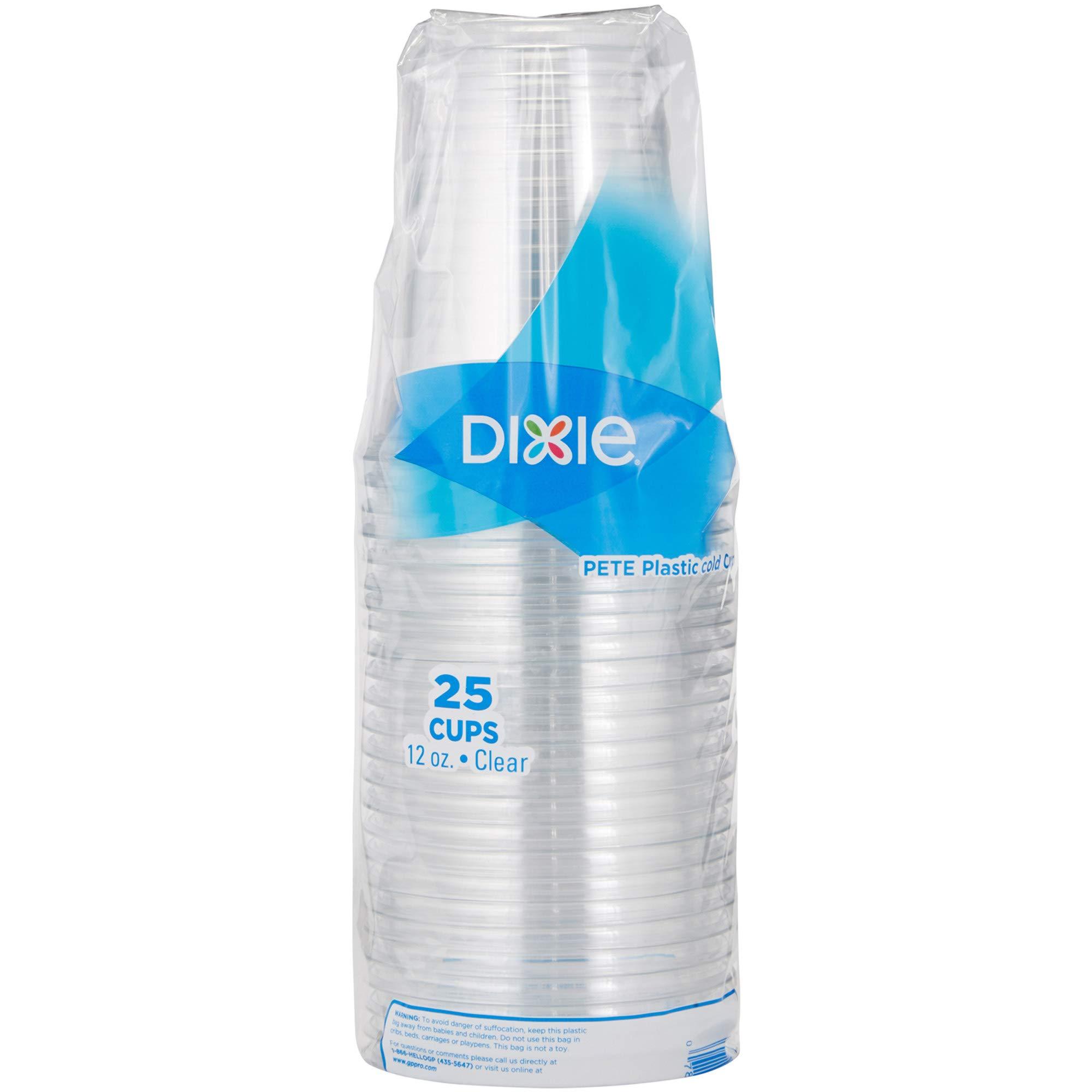 Dixie Dixie Clear Plastic Cold Cup, 12 fl oz
