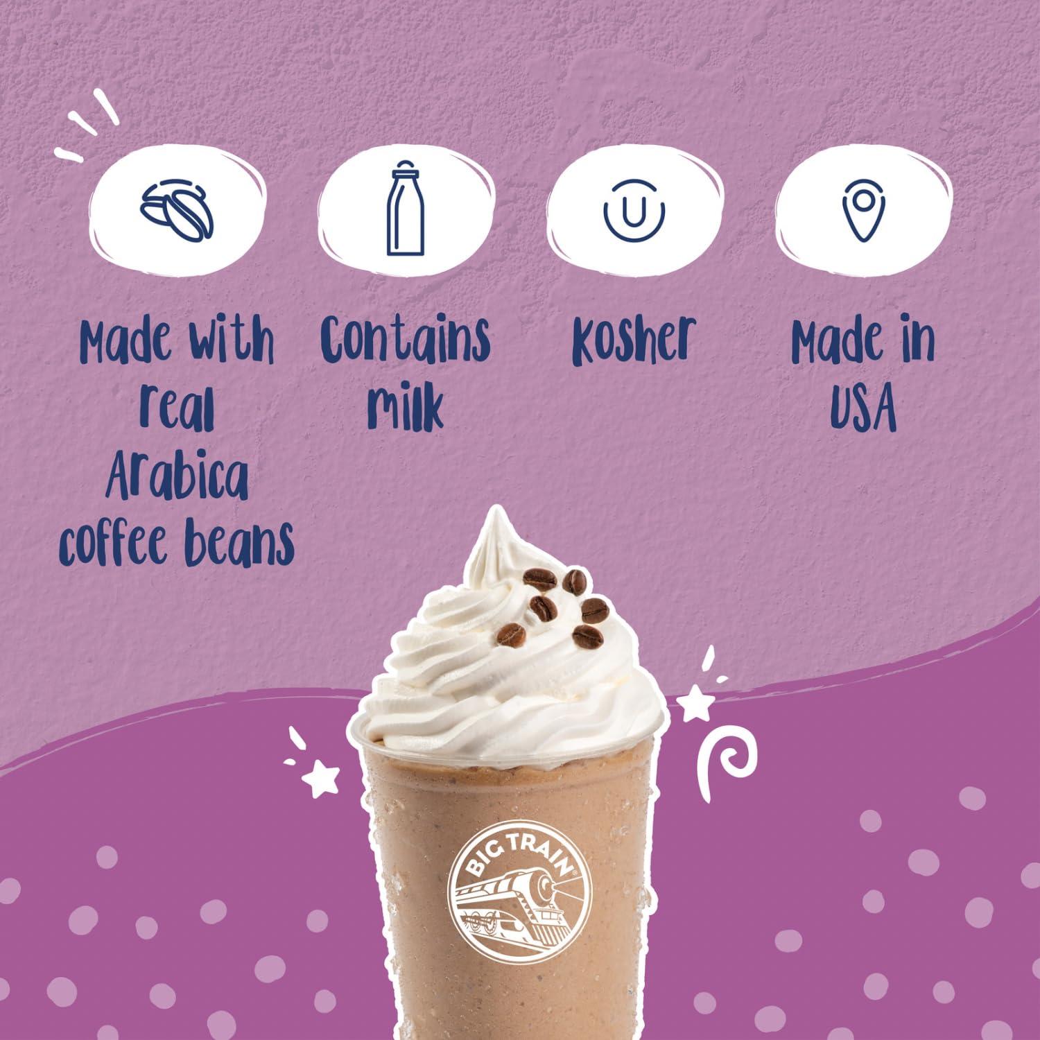 Big Train Big Train Reduced Sugar Vanilla Latte Blended Ice Coffee Beverage Mix, 3.5 Pound (Pack of 1)