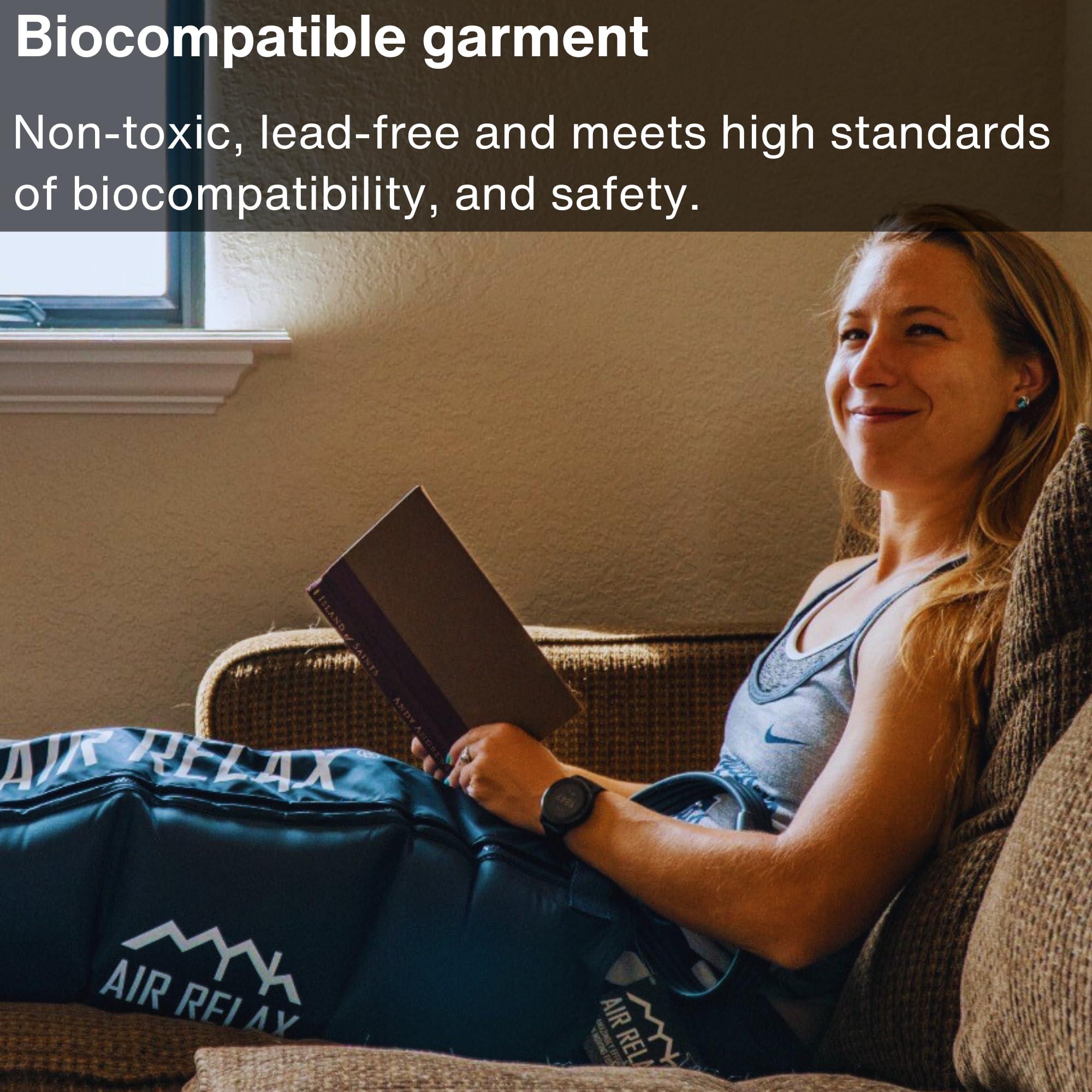 Air Relax Air Relax AR-2 Professional Compression Boots, FDA Cleared Leg Recovery System, Medical Grade Recovery Boots and Pump, 3 Therapy Modes 4 Chambers, for Circulation in Legs and Muscle Recovery