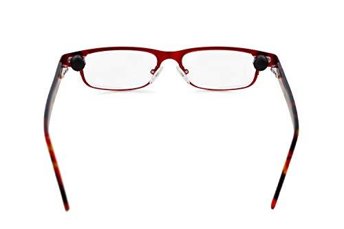 Eyejusters Eyejusters Self-Adjustable Glasses, Oxford Edition, Ruby Red