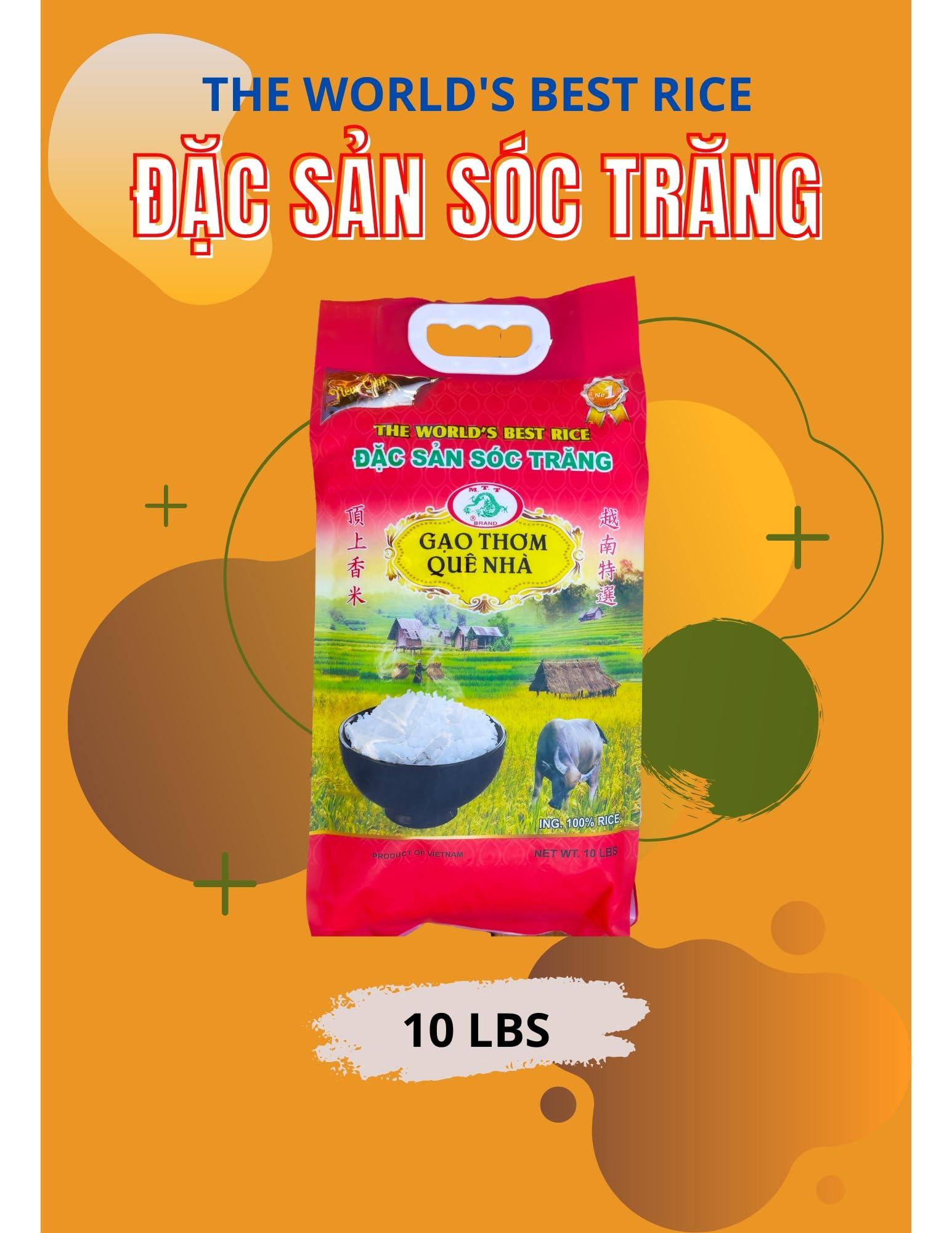 Generic ST25 Vietnam Fragrant Rice (Go Thm Qu Nh) - 10 lb - c Sn Sc Trng - The World\'s Best Rice