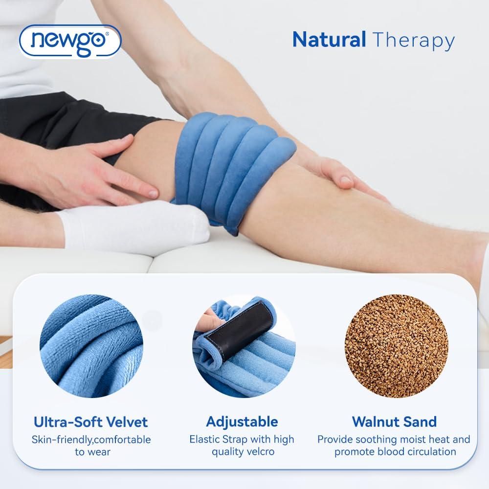 NEWGO NEWGO Bundle of Microwave Knee Wrap and Warm Booties