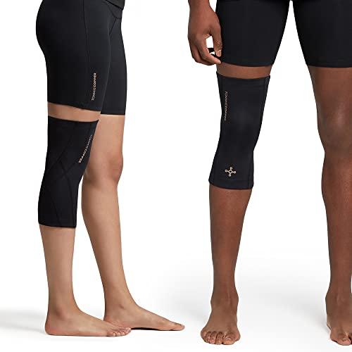 Tommie Copper Tommie Copper Unisex Performance Compression Knee Sleeve - Black - Large