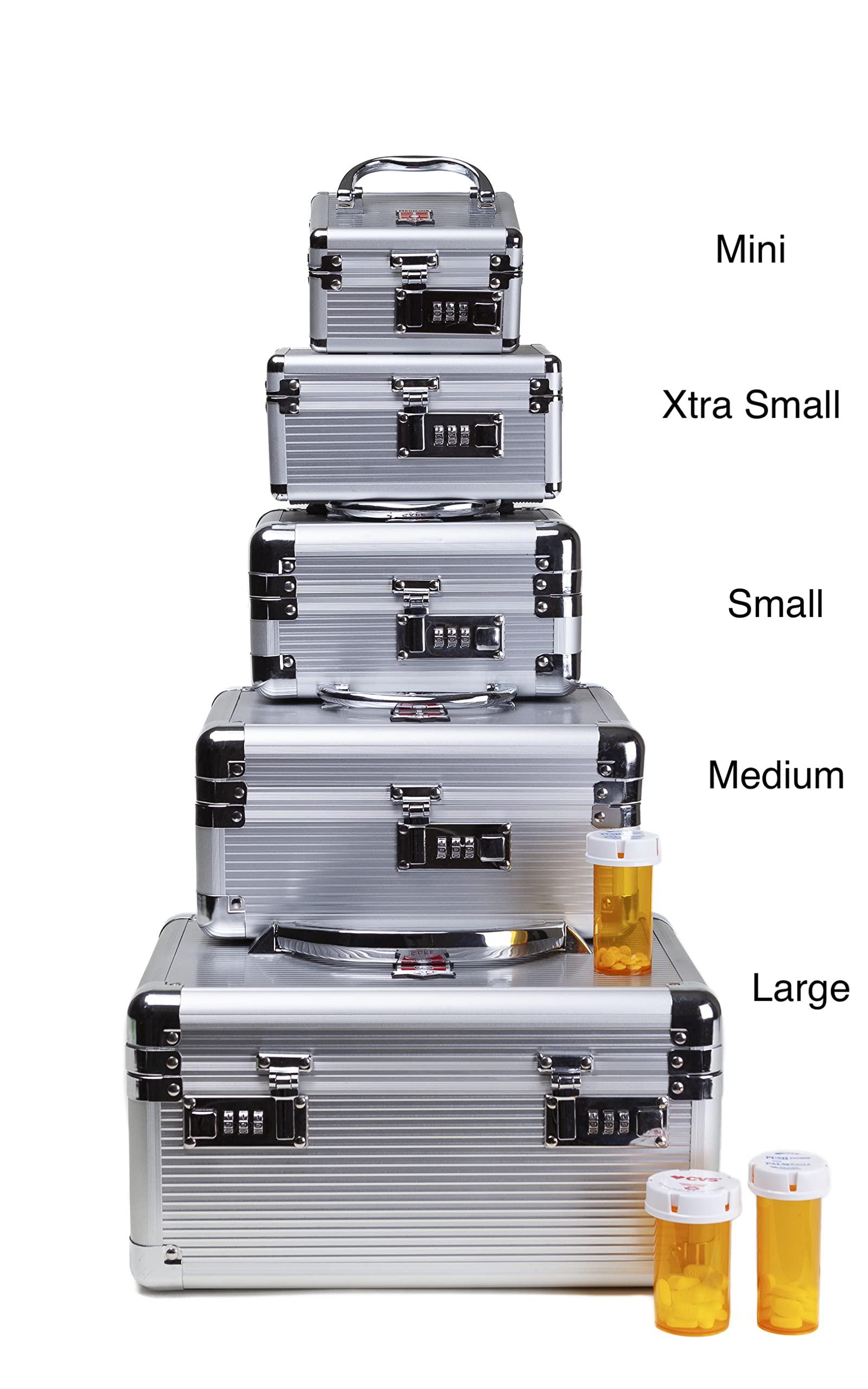 MEDICINE RX SAFE MEDICINE RX SAFE Medication Carrying Case - Mini_Silver