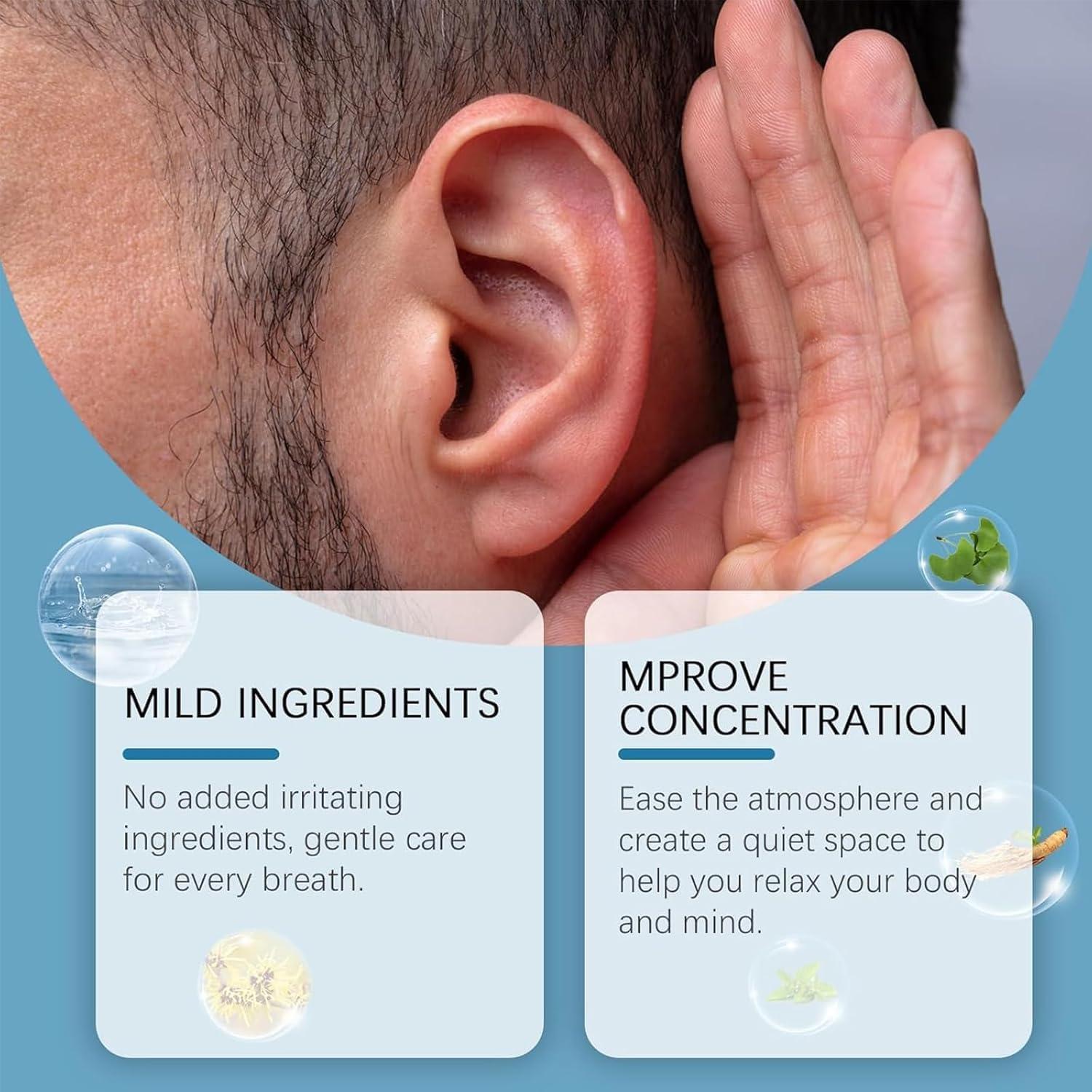 Yipane Tinnitus Inhaler, Relief for Ringing Ears, Tinnitus Relief for Ringing Ears, Instant Tinnitus Relief Nasal Inhaler (5pcs)