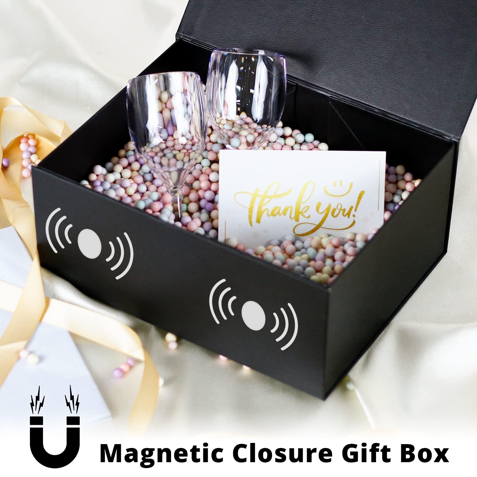 MOYEUPAC MOYEUPAC Gift Boxs 9\" X 7\" X 4\" with Magnetic Closure Lid for Gift Packaging, Gift Boxs for Father\'s Day, Mother\'s Day, Presents Christmas and Various Holidays