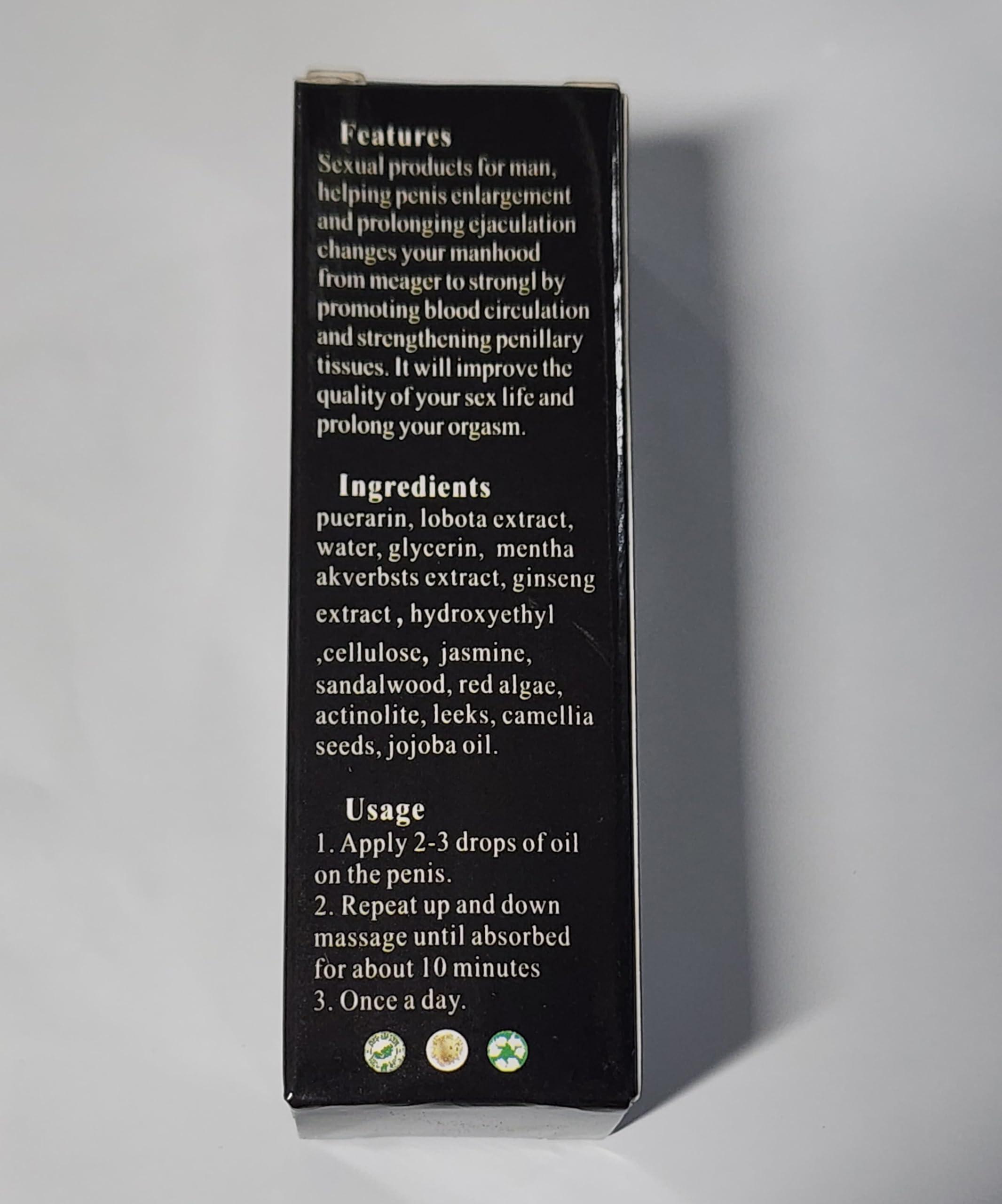 PEINEILI XXXL Large Size Oil Enlarge and Permanent Thickening Growth Men Energy Massage Essential Oil for Sex, Increase Dick Liquid for Health Care, Lateness Performance,Strength (3 Pack)
