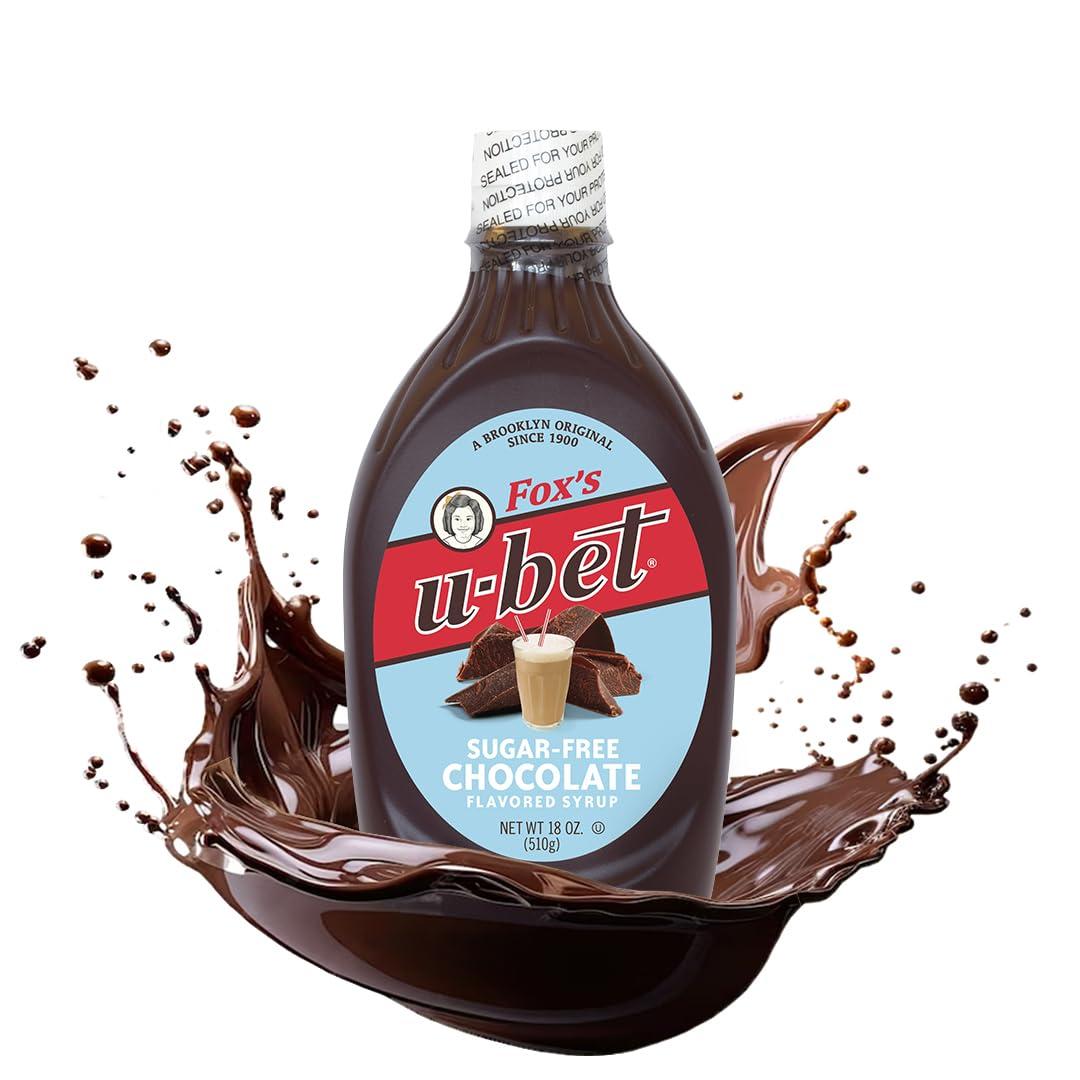 Foxs U-Bet Fox's U-Bet Original Sugar Free Chocolate Flavor Syrup, 18 oz
