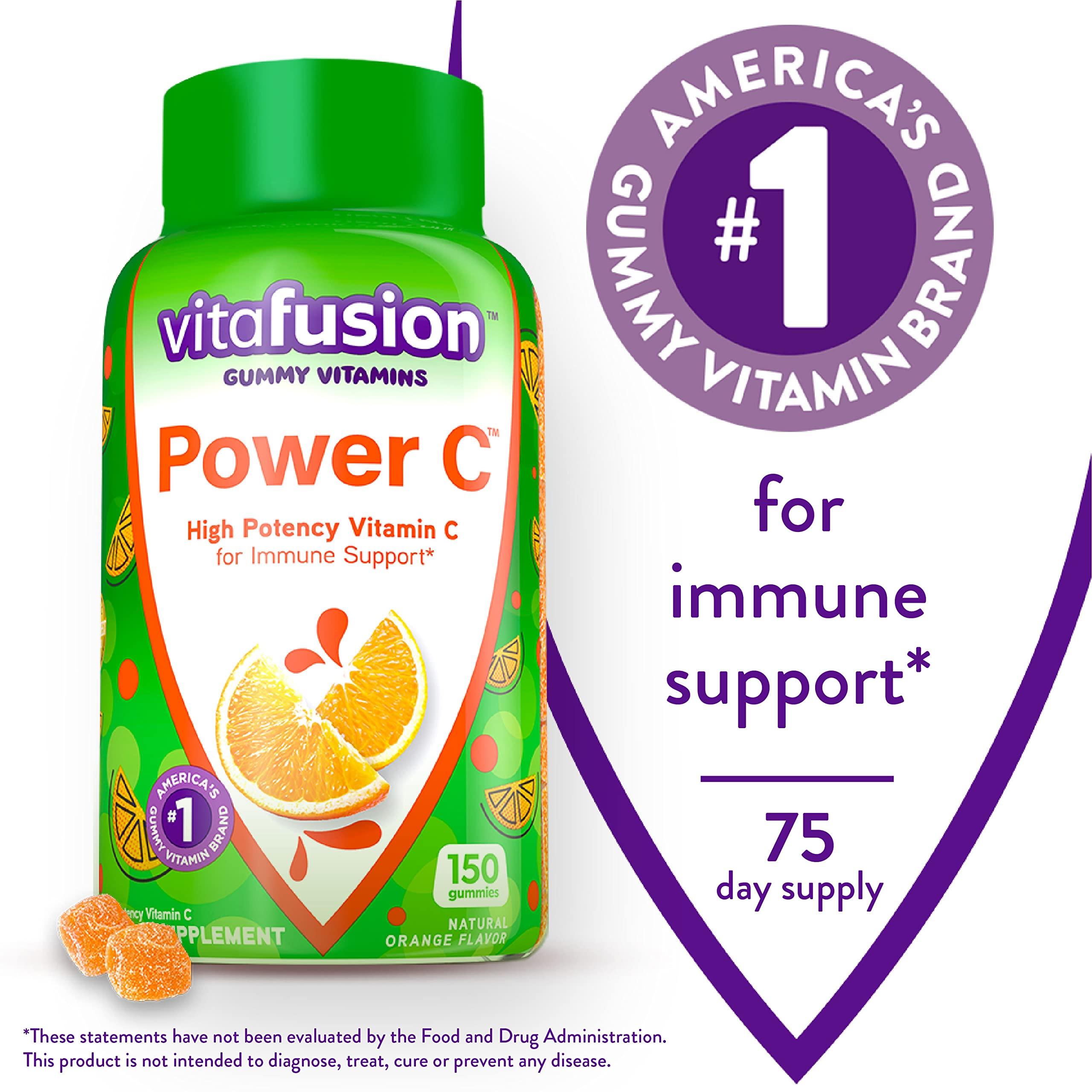 Vitafusion Vitafusion Probiotic and Vitamin C Gummy Supplements, 70 Count and 150 Count