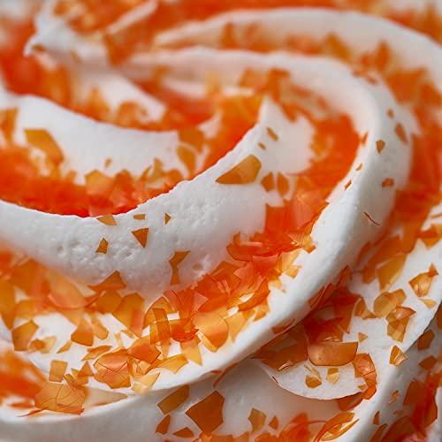 Bakell BAKELL Edible Glitter Flakes | Vegan Orange Edible Shimmer Flakes | KOSHER Certified | Halal Certified | 100% Edible & Food Grade | Cakes, Cupcakes, Decoration (Orange, 50g)