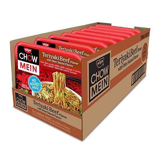 Nissin Nissin Chow Mein Noodles, Teriyaki Beef, 4 Ounce (Pack of 8)